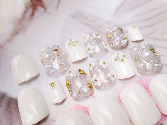 Luxury Wearable Bridal Fake Nails