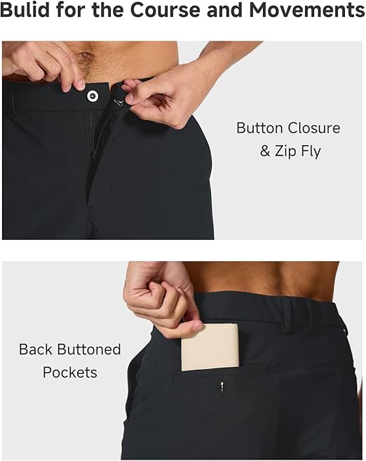 Men's Classic Fit Golf Shorts