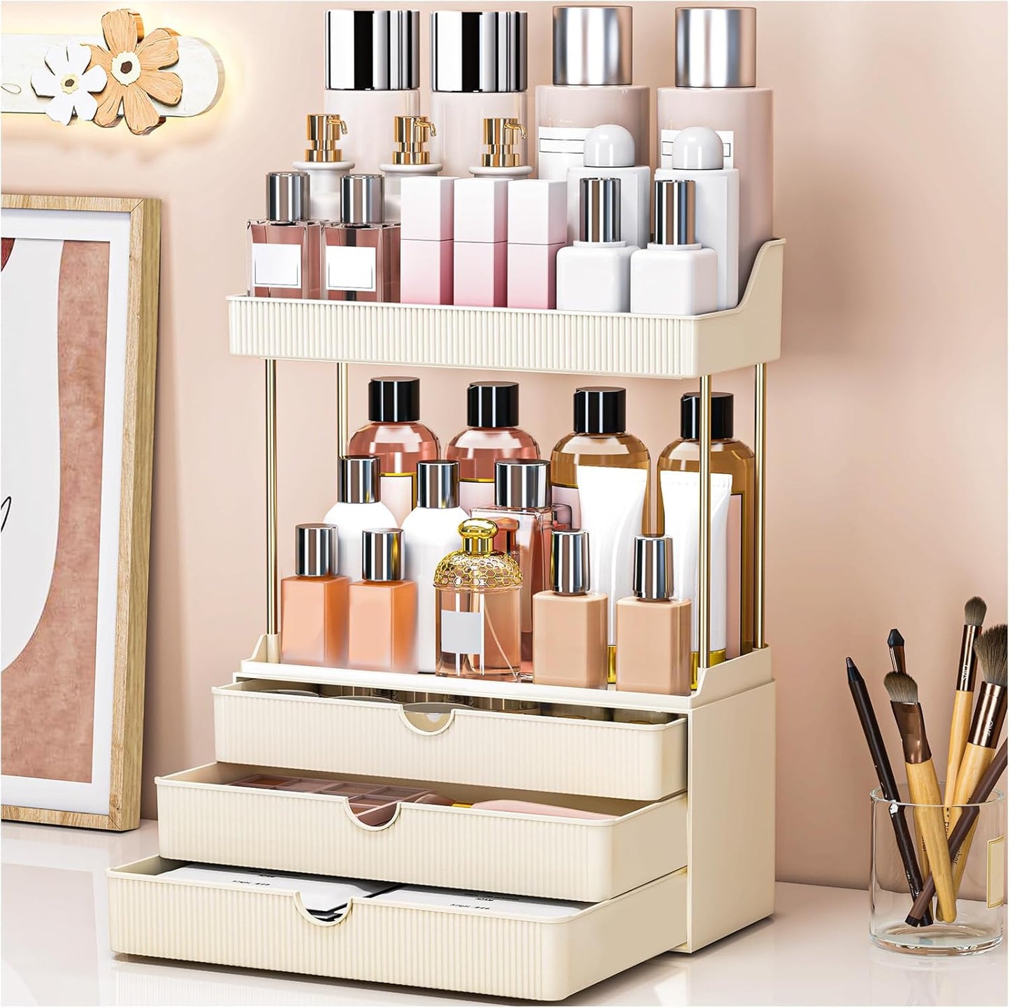 Makeup Organizer Drawers - 5 Tiers