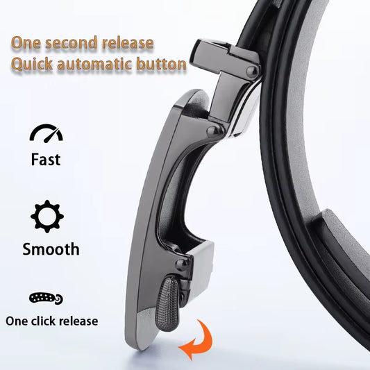 Automatic Buckle Belt for Men
