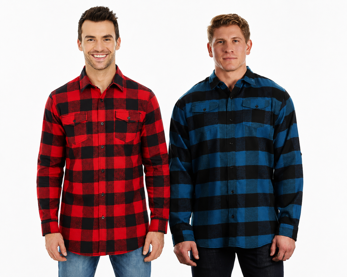Men's Plaid Flannel Shirt