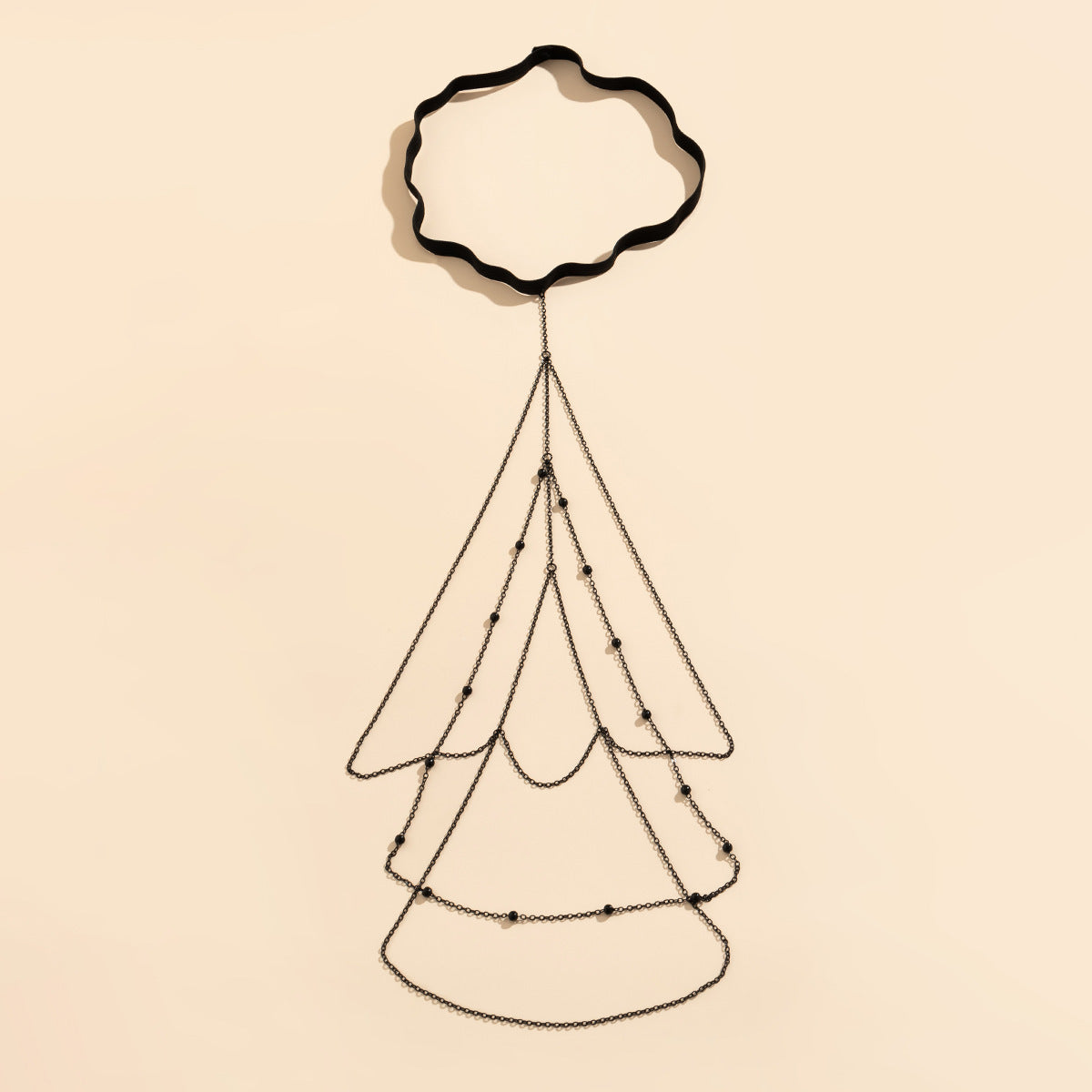 Fashion Statement Tassel Drop Metal Leg Ring Body Chain