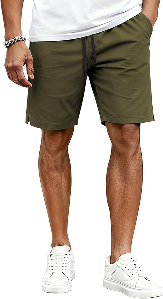 Mens Casual Shorts Cotton
