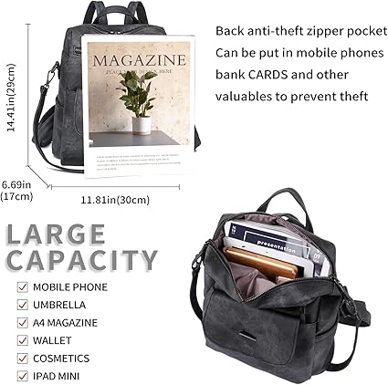 Backpack Purse for Women