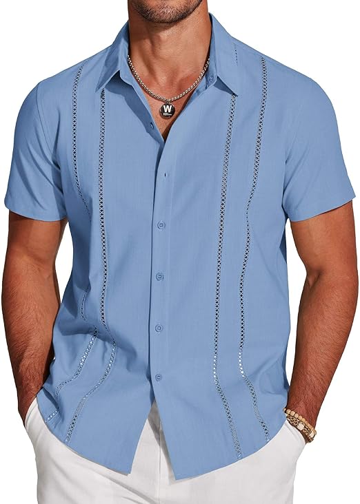 Men's Cuban Guayabera Shirt
