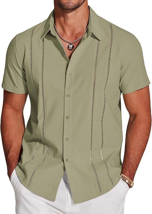 Men's Cuban Guayabera Shirt