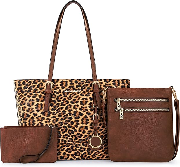 Montana West Purses for Women Tote Bag 3Pcs Set