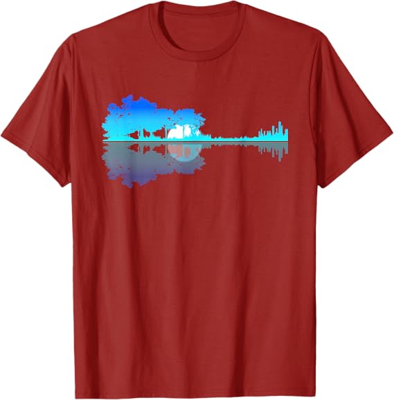 Guitar Lake Shadow Unisex T-Shirt