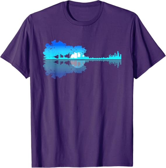 Guitar Lake Shadow Unisex T-Shirt