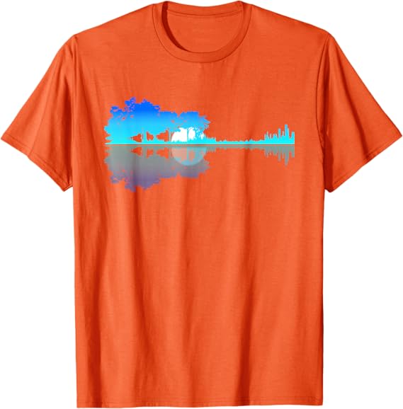Guitar Lake Shadow Unisex T-Shirt
