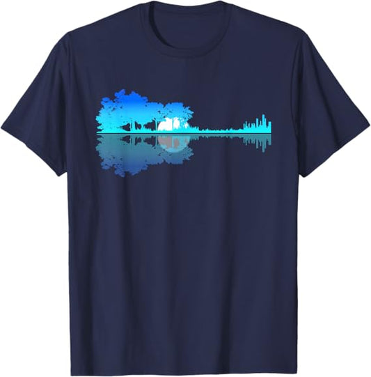 Guitar Lake Shadow Unisex T-Shirt