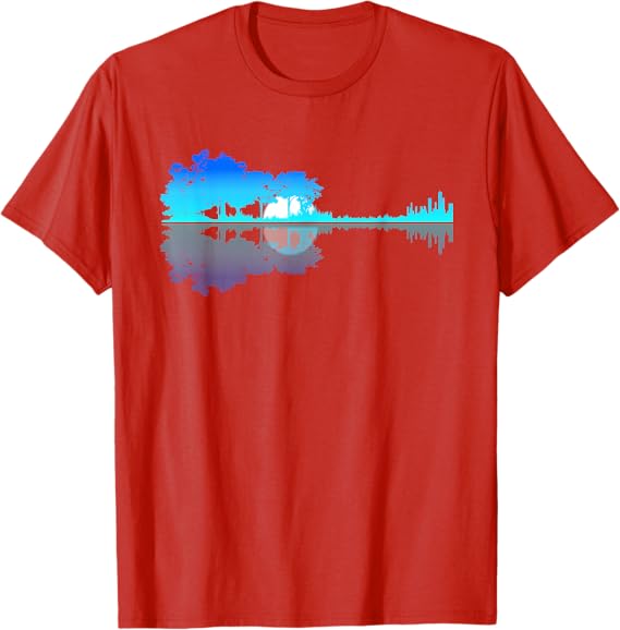 Guitar Lake Shadow Unisex T-Shirt