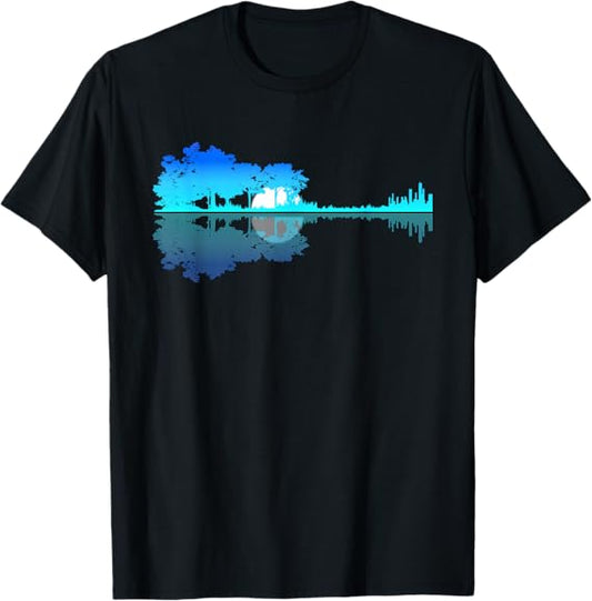 Guitar Lake Shadow Unisex T-Shirt