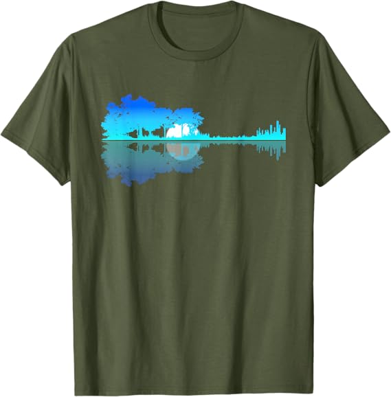 Guitar Lake Shadow Unisex T-Shirt