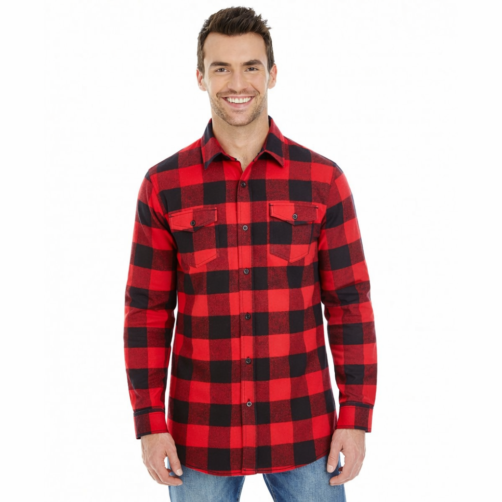 Men's Plaid Flannel Shirt