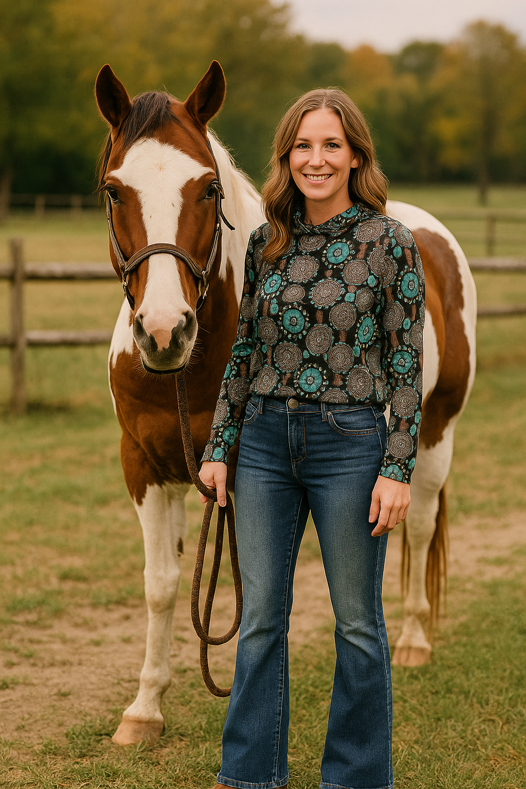 Teri's Couture Concho top
