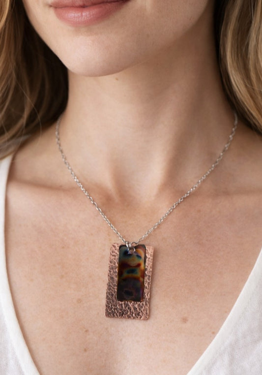 Covaly Agate stone Necklace