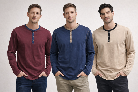 Teri's Couture Men's Henley shirts