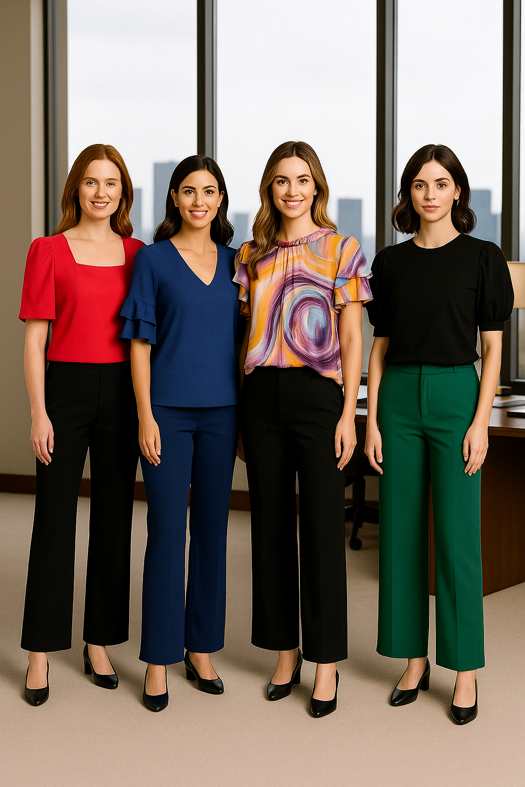Teri's Couture Classic Tailored Women's Dress Pants